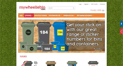 Desktop Screenshot of mywheeliebin.com