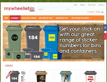 Tablet Screenshot of mywheeliebin.com